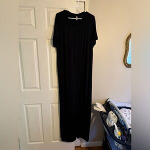 Athlete TShirt Dress Long with side slit.